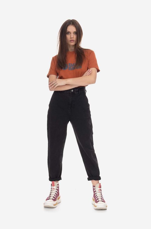 Fjallraven Majica kratkih rukava Fjallraven boja: narančasta, s tiskom, F87146.243-243