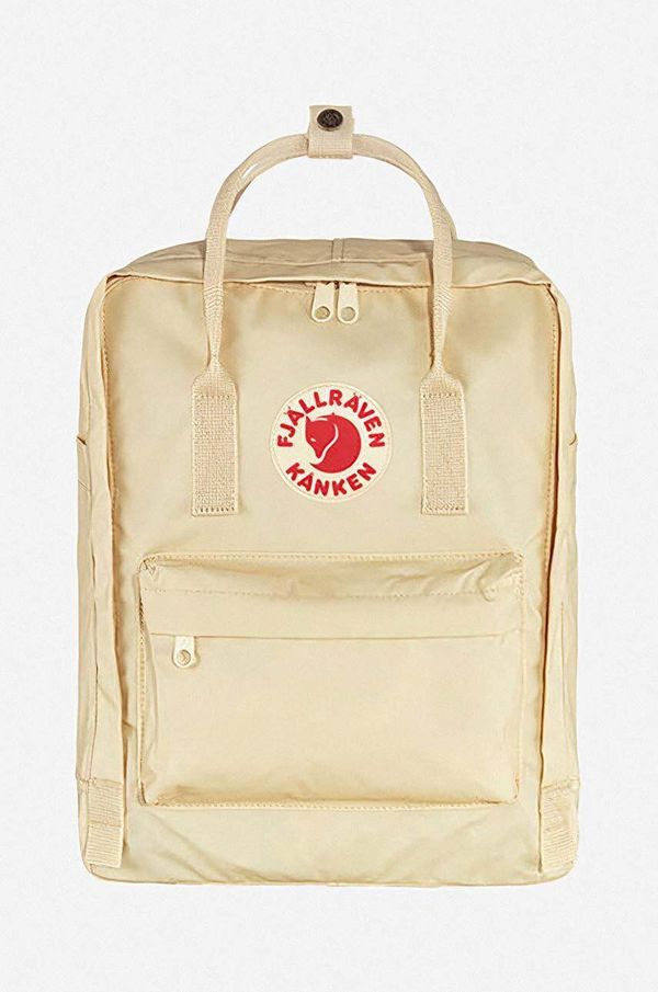 Fjallraven Ruksak Fjallraven Kanken boja: bež, veliki, s aplikacijom, F23510.115-115