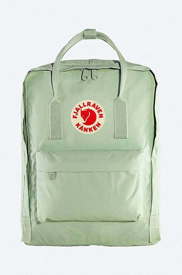 Fjallraven Ruksak Fjallraven Kanken boja: zelena, veliki, s aplikacijom, F23510.600-600