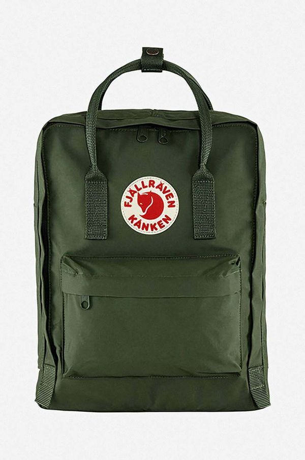 Fjallraven Ruksak Fjallraven Kanken boja: zelena, veliki, s aplikacijom, F23510.660-660