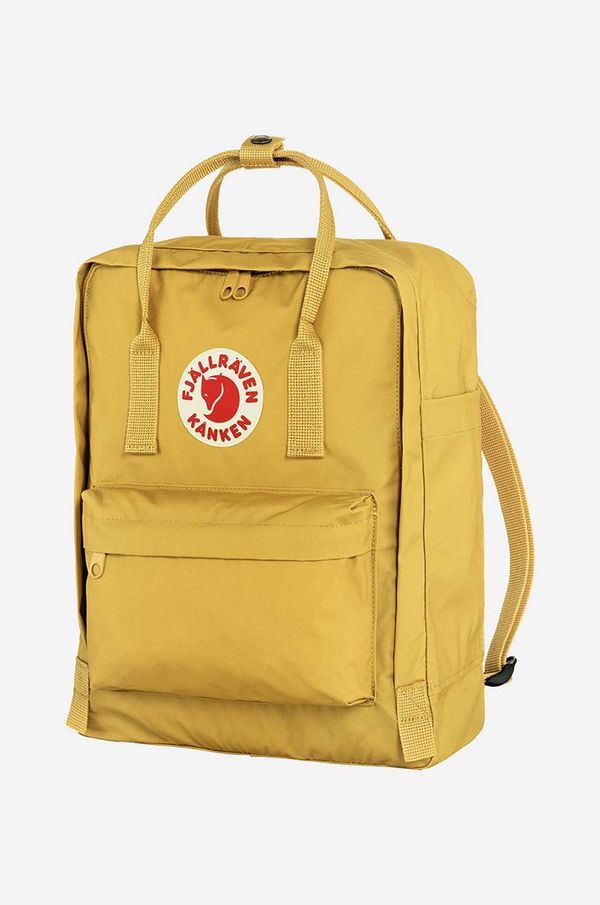 Fjallraven Ruksak Fjallraven Kanken boja: žuta, veliki, s aplikacijom, F23510.135-135