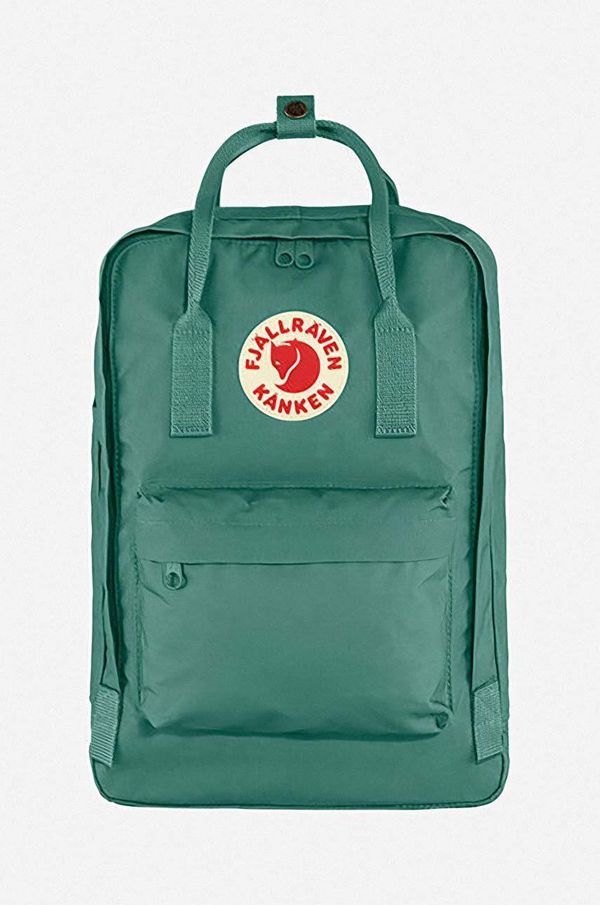 Fjallraven Ruksak Fjallraven Kanken Laptop 15" F23524 664 boja: zelena, veliki, bez uzorka