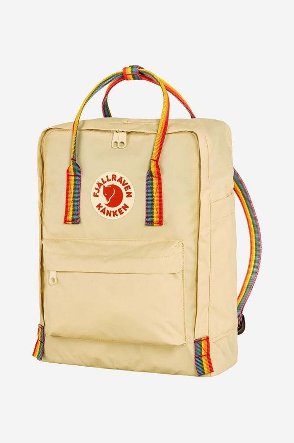 Fjallraven Ruksak Fjallraven Rainbow Kanken boja: bež, veliki, s tiskom, F23620.115.907-907