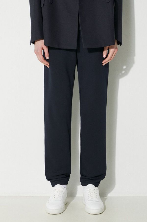 Fred Perry Pamučni donji dio trenirke Fred Perry Loopback Sweatpant boja: tamno plava, bez uzorka, T5505.608