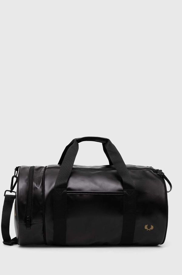 Fred Perry Torba Fred Perry Tonal Classic Barrel Bag boja: crna, L7260.774