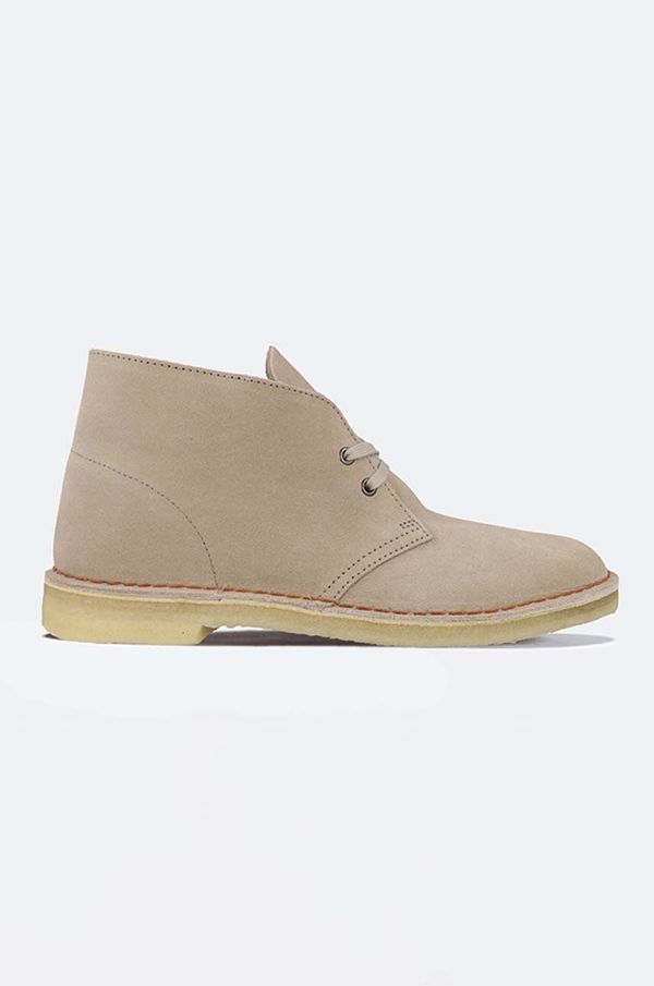 Clarks Originals Gležnjače od brušene kože Clarks Desert Boot boja: bež, 26155527