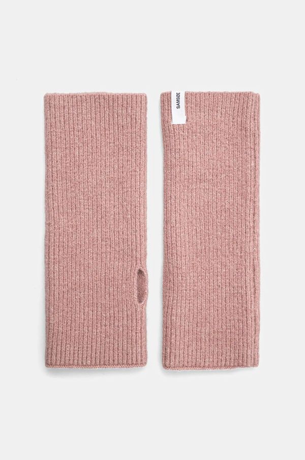 Samsoe Samsoe Grijači za dlanove Samsoe Samsoe boja: ružičasta