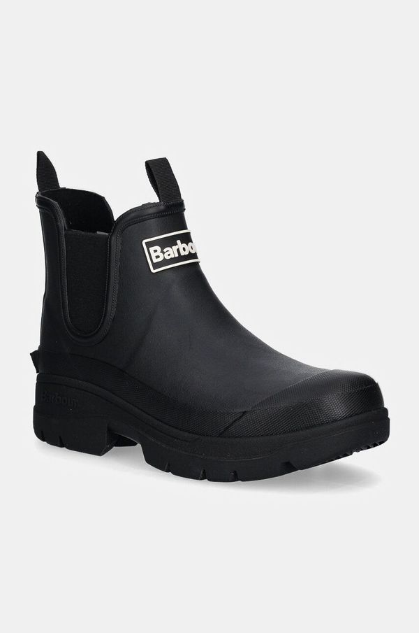 Barbour Gumene čizme Barbour Nimbus za žene, boja: crna, LRF0099BK11