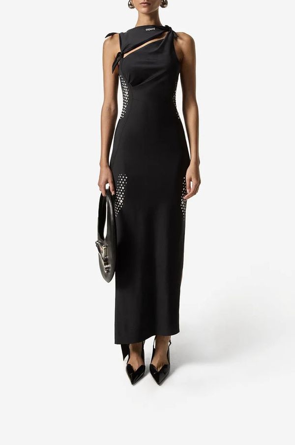 coperni Haljina Coperni Puma x Coperni boja: crna, maxi, uska, 628424