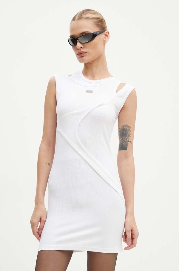 HELIOT EMIL Haljina Heliot Emil boja: bijela, mini, uska, HE.W.11.028.BLK01