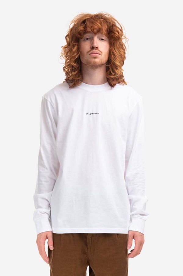 Han Kjøbenhavn Pamučna majica dugih rukava Han Kjøbenhavn Casual Tee Long Sleeve M-132072-001 boja: bijela, glatki model, M.132072-WHITE