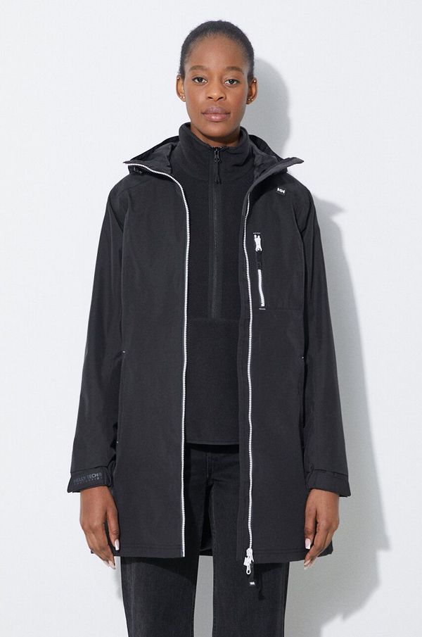 Helly Hansen Jakna Helly Hansen za žene, boja: crna, prijelazno razdoblje