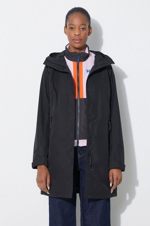 Helly Hansen Jakna Helly Hansen za žene, boja: crna, za prijelazno razdoblje, 54075