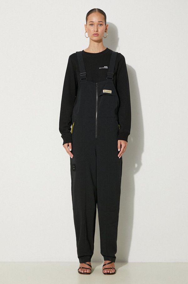 Columbia Hlače Columbia Wallowa Softshell za žene, boja: crna, 2090911