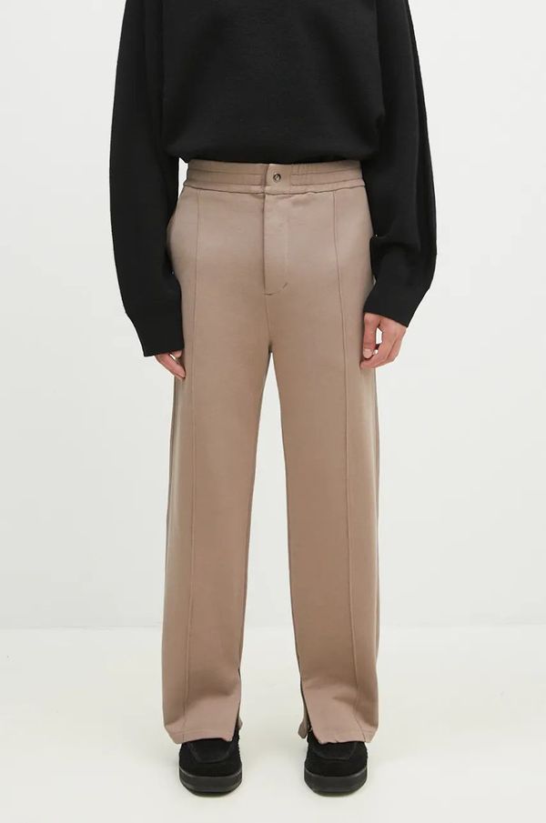 Filling Pieces Hlače Filling Pieces za muškarce, boja: smeđa, ravni kroj, 76160001407