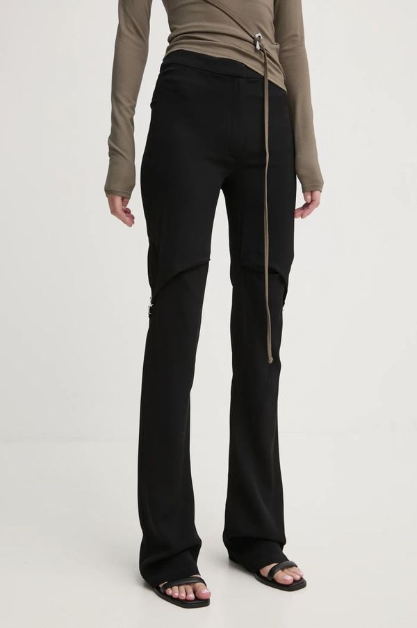 HELIOT EMIL Hlače Heliot Emil za žene, boja: crna, trapez, visoki struk, AW24.W.10.177.BLK01