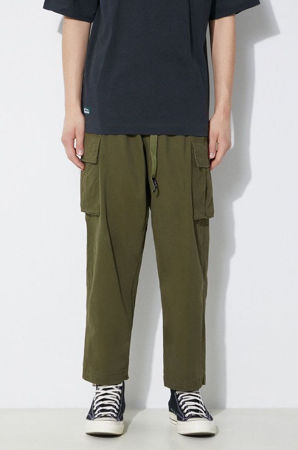 Manastash Hlače Manastash Flex Climber Cargo za muškarce, boja: zelena, cargo kroj, 7923910009