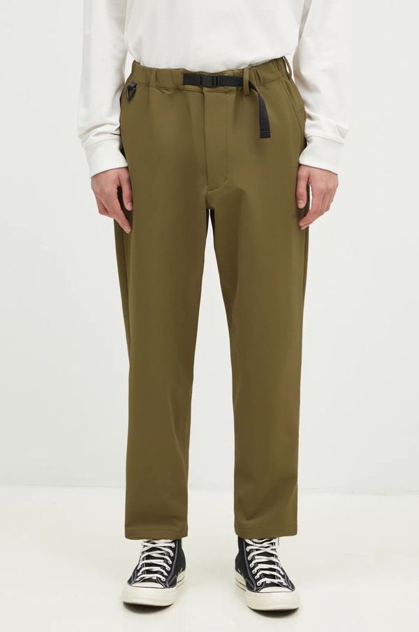 Nanga Hlače Nanga Soft Shell Stretch Pants za muškarce, boja: zelena, ravni kroj, NW2341.1I505