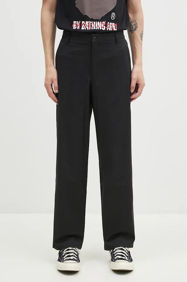 New Balance Hlače New Balance Athletics Standard Pant 30" za muškarce, boja: crna, ravni kroj, MP43560BK