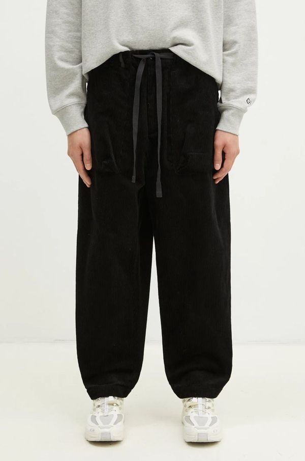 Manastash Hlače od samta Manastash 8W Cocoon boja: crna, 7924210013