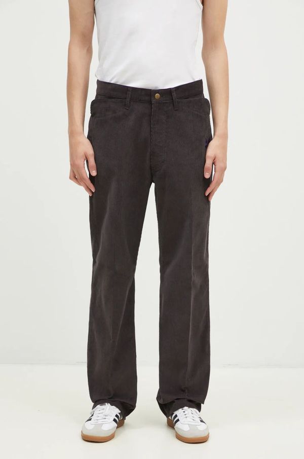 Needles Hlače od samta Needles Straight Jean boja: ljubičasta, ravni kroj, PU217