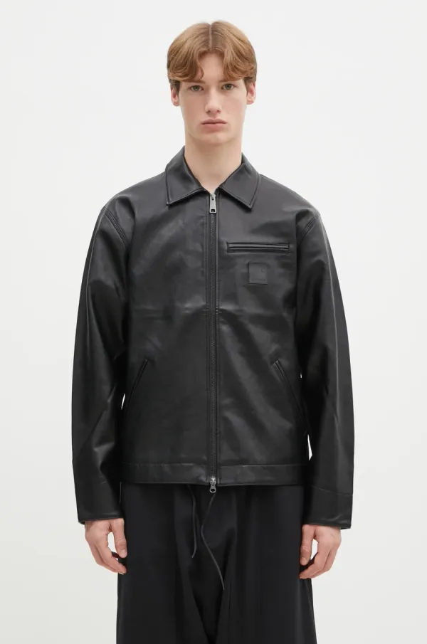 Carhartt WIP Jakna Carhartt WIP Detroit Jacket za muškarce, boja: crna, za prijelazno razdoblje, I034426.89XX