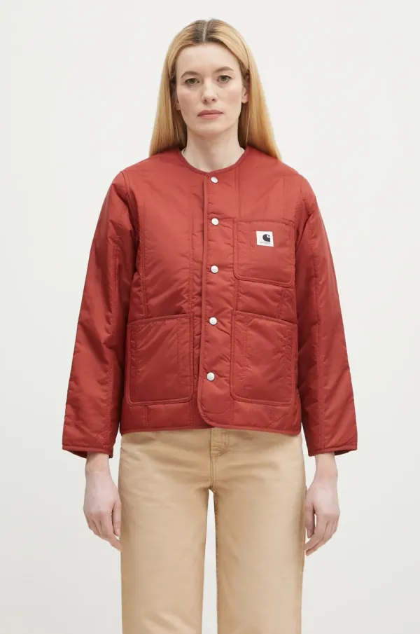 Carhartt WIP Jakna Carhartt WIP Kyla Liner za žene, boja: crvena, za prijelazno razdoblje, I034388.2LXXX