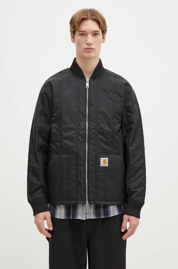 Carhartt WIP Jakna Carhartt WIP Lachlan Liner za muškarce, boja: crna, za prijelazno razdoblje, I034385.89XX