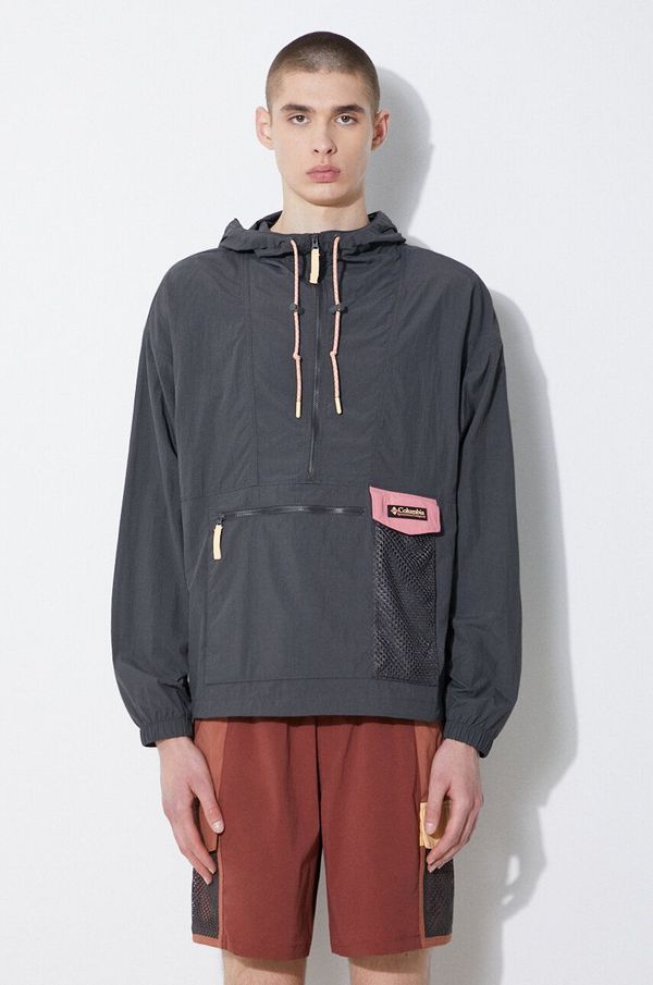 Columbia Jakna Columbia Painted Peak za muškarce, boja: siva, za prijelazno razdoblje, oversize, 2072191