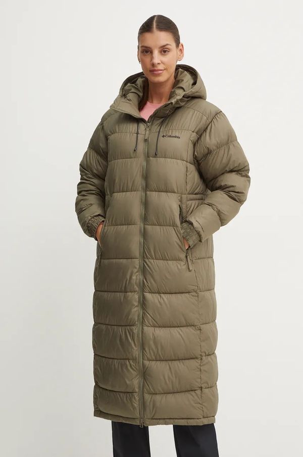 Columbia Jakna Columbia za žene, boja: zelena, za zimu