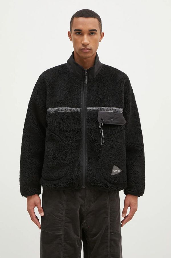 Gramicci Jakna Gramicci JQ Tape Fleece Jacket za muškarce, boja: crna, za prijelazno razdoblje, GUJ4.F3005.M