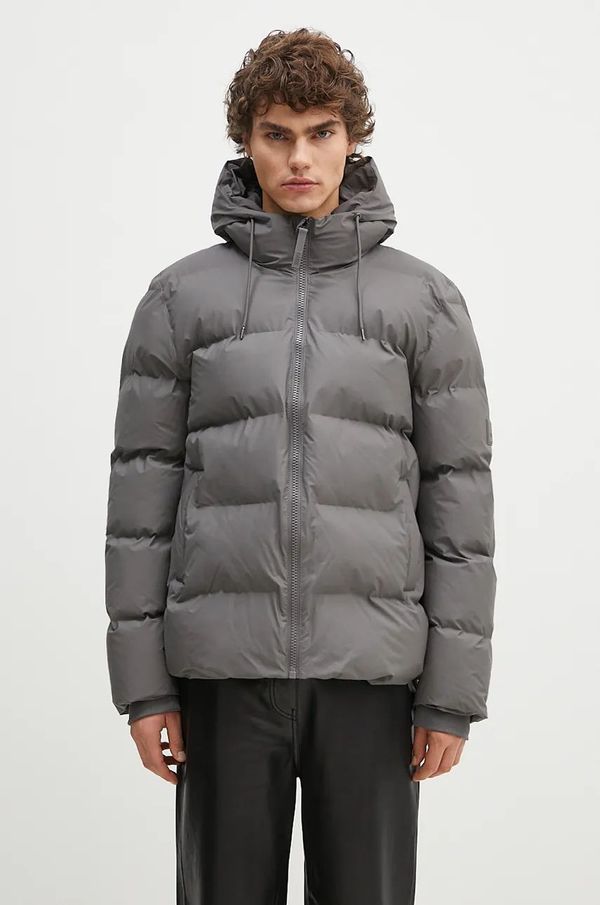 Rains Jakna Rains Alta Puffer Jacket W3T3 boja: siva, za zimu, oversize, 15120.13