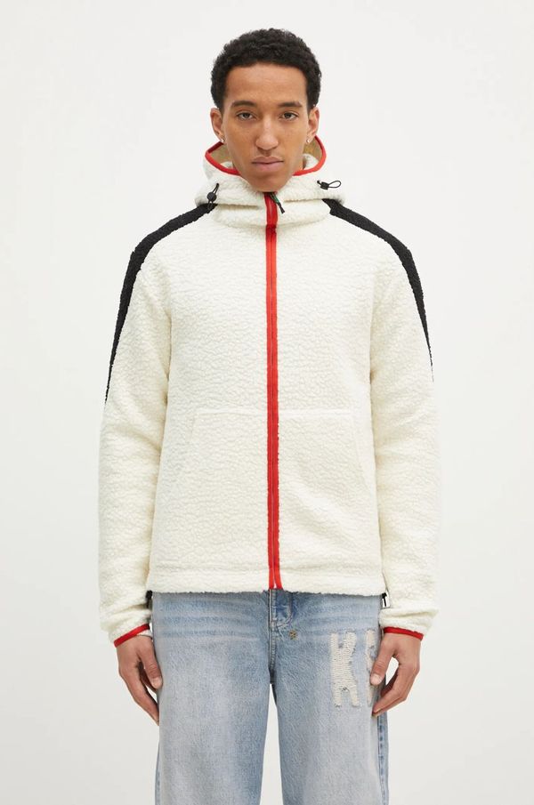 FILA+ Jakna s dodatkom vune FILA+ Mount Polar Hood boja: bež, za prijelazno razdoblje, 42FW24JA01502C010