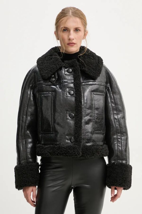 Stand Studio Jakna Stand Studio Aby Jacket za žene, boja: crna, za prijelazno razdoblje, oversize, 62258-9143