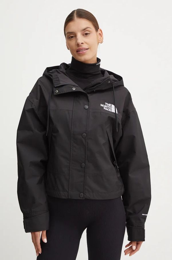 The North Face Jakna The North Face Reign on Jacket za žene, boja: crna, za prijelazno razdoblje, oversize, NF0A8BCHJK31