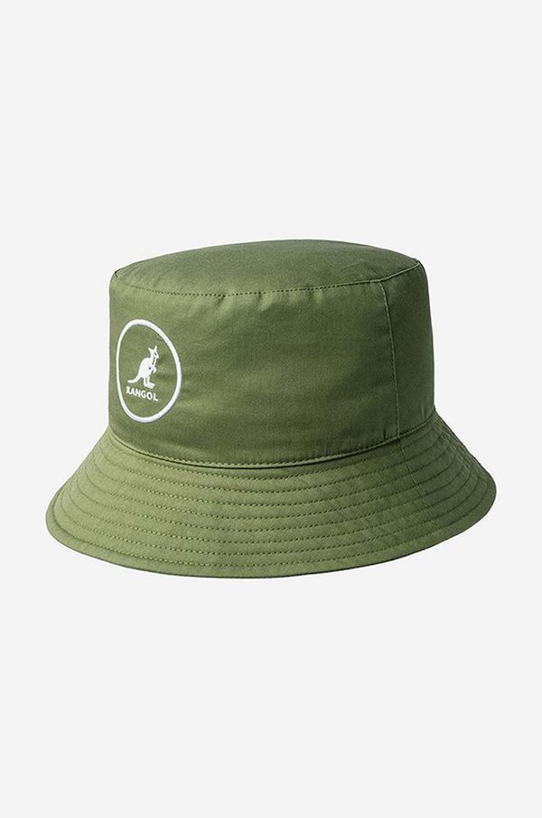 Kangol Šešir Kangol Cotton Bucket boja: zelena, pamučni, K2117SP.OLV-OLIVE