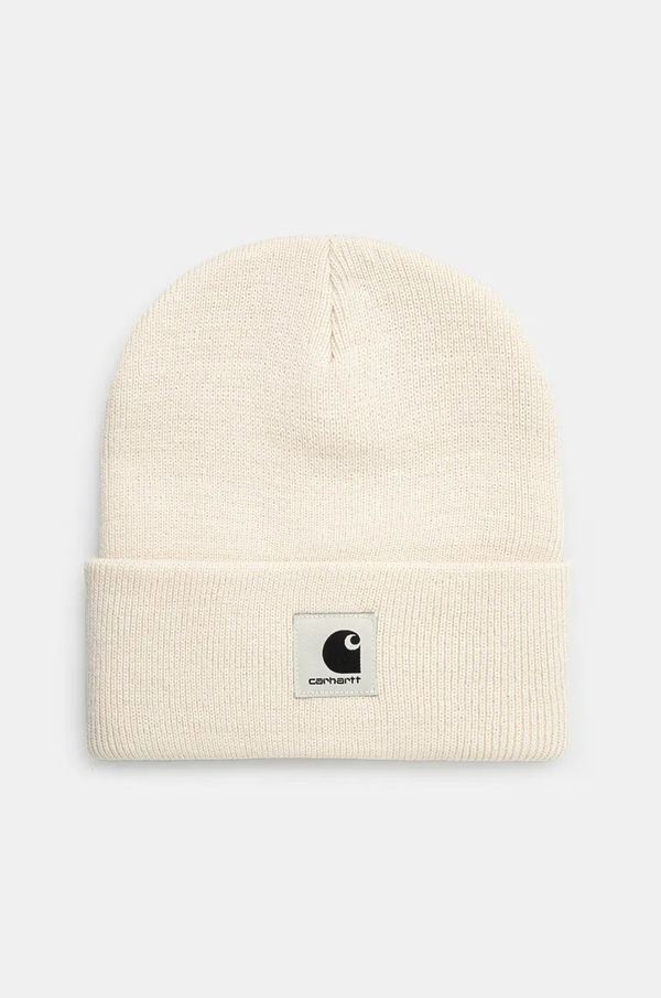 Carhartt WIP Kapa Carhartt WIP Ashley Beanie boja: bež, vunena, I031970.05XX