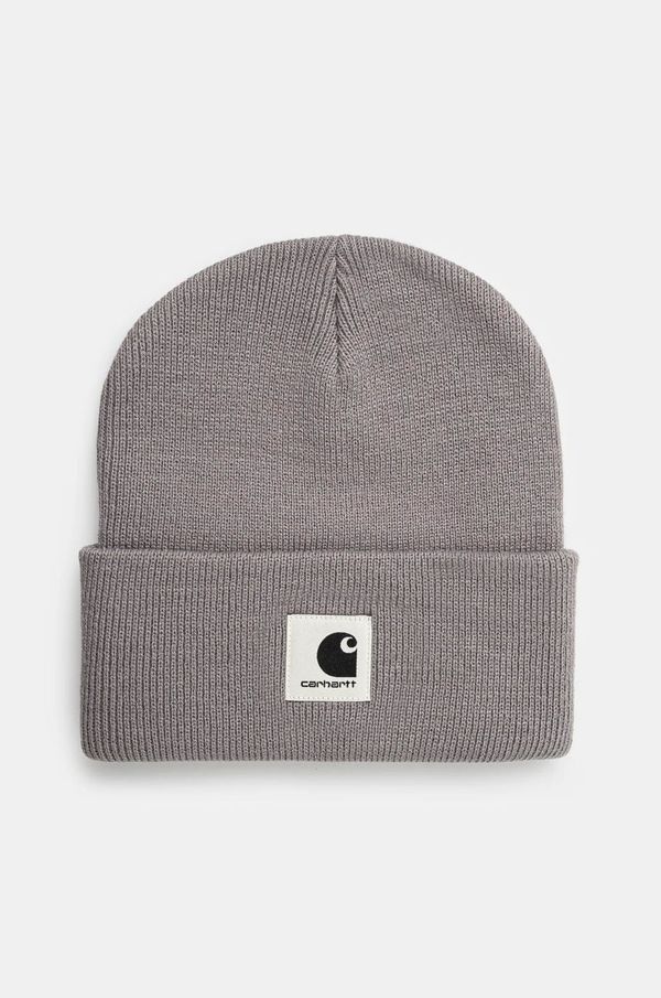 Carhartt WIP Kapa Carhartt WIP Ashley Beanie boja: siva, od tanke pletenine, I034850.2LRXX