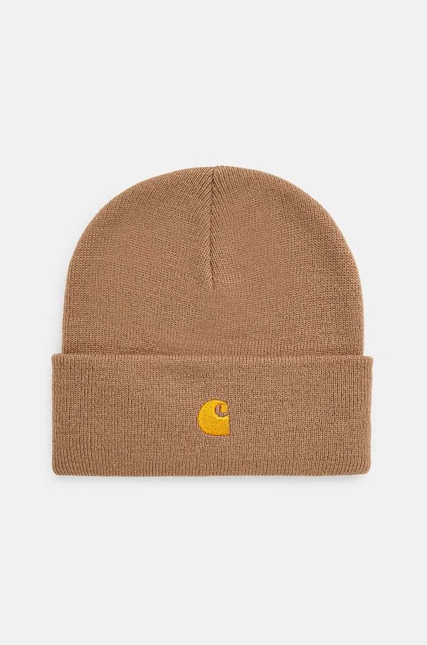 Carhartt WIP Kapa Carhartt WIP Chase Beanie boja: bež, I026222.2GQXX