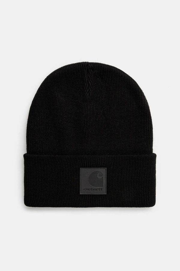 Carhartt WIP Kapa Carhartt WIP Eldon Beanie boja: crna, od tanke pletenine, I034369.89XX