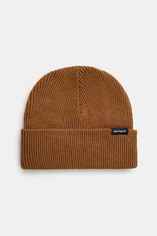 Carhartt WIP Kapa Carhartt WIP Gordan Beanie boja: smeđa, I034236.HZXX