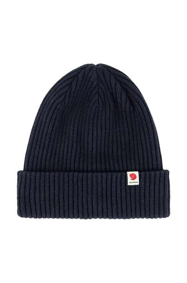 Fjallraven Kapa Fjallraven Rib Hat boja: tamno plava, F13100184.555