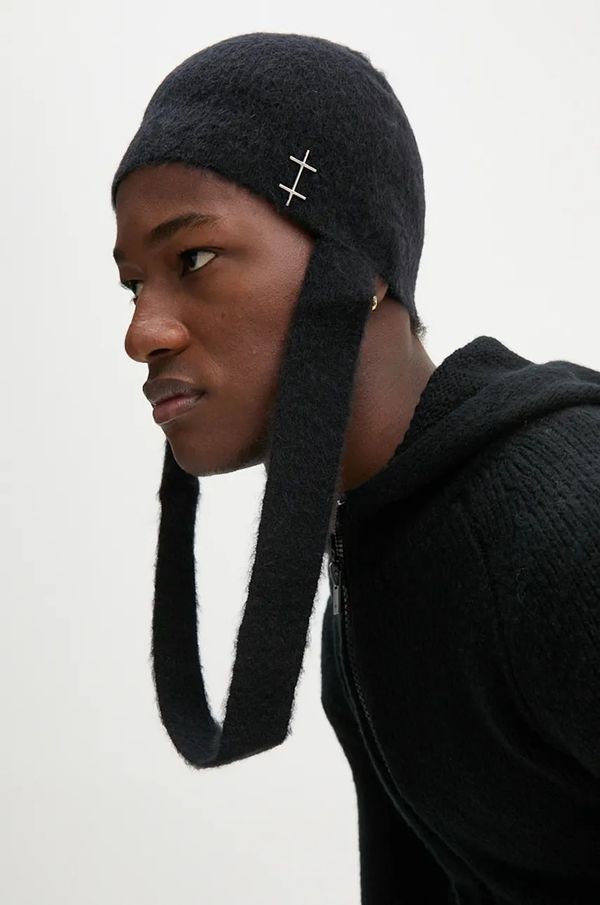 HELIOT EMIL Kapa Heliot Emil boja: crna, vunena, AW24.16.111.BLK01