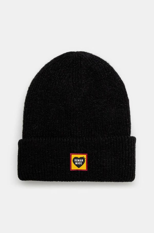 Human Made Kapa s dodatkom vune Human Made Big Beanie boja: crna, od debelog pletiva, HM28GD026