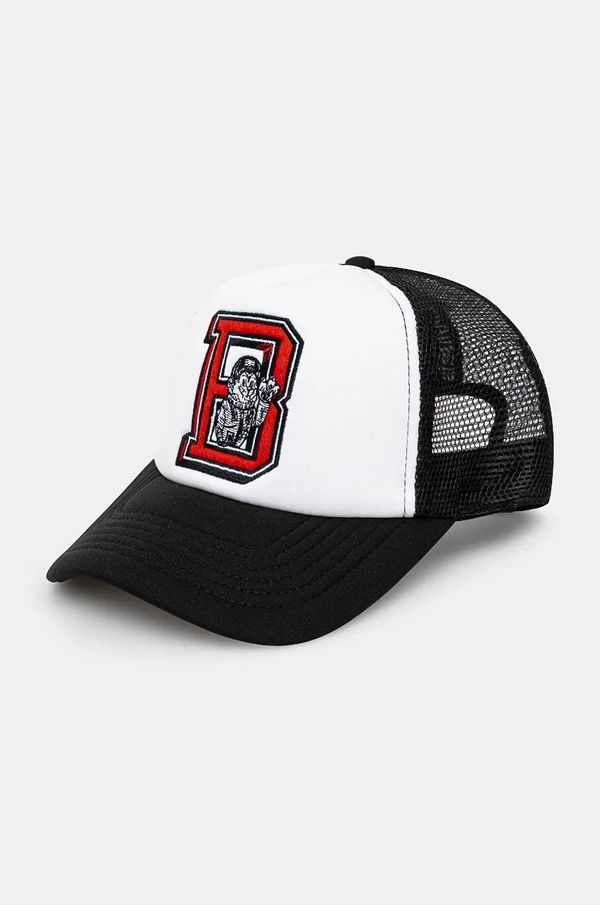 Billionaire Boys Club Kapa sa šiltom Billionaire Boys Club College Trucker Cap boja: crna, s aplikacijom, B24360