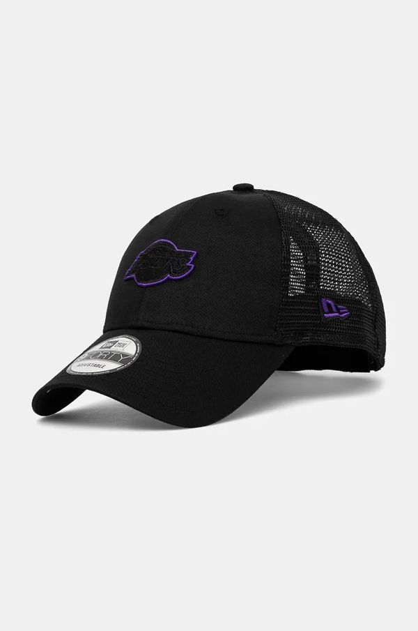 New Era Kapa sa šiltom New Era 9FORTY® TRUCKER LOS ANGELES LAKERS boja: crna, s aplikacijom, 60565548