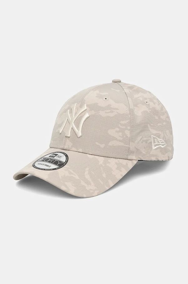 New Era Kapa sa šiltom New Era CAMO AOP 9FORTY® NEW YORK YANKEES boja: siva, s uzorkom, 60565346