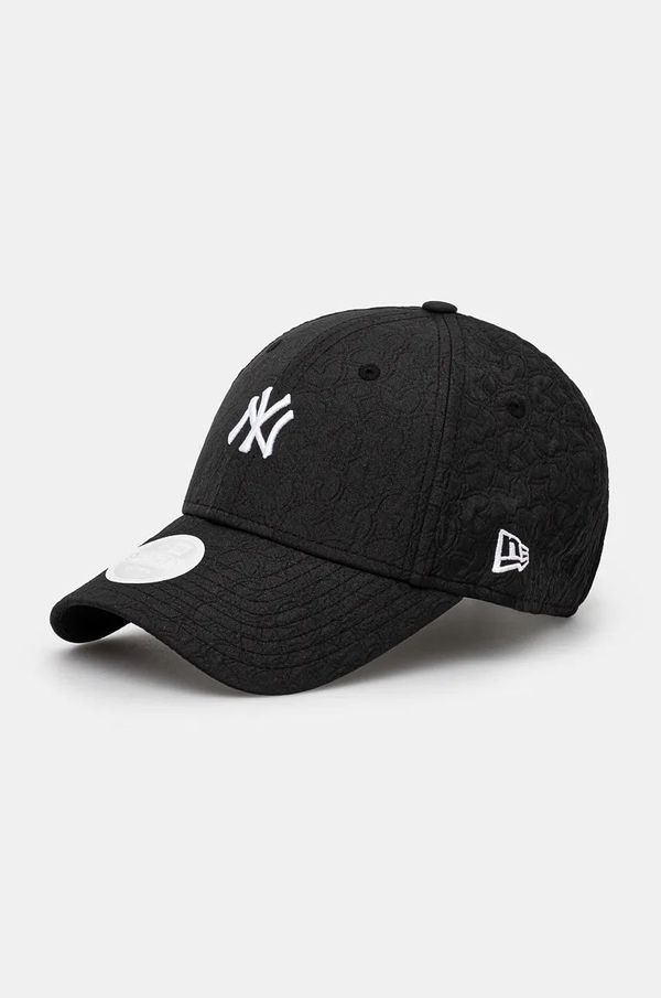 New Era Kapa sa šiltom New Era JACQUARD 9FORTY® NEW YORK YANKEES boja: crna, s aplikacijom, 60565266