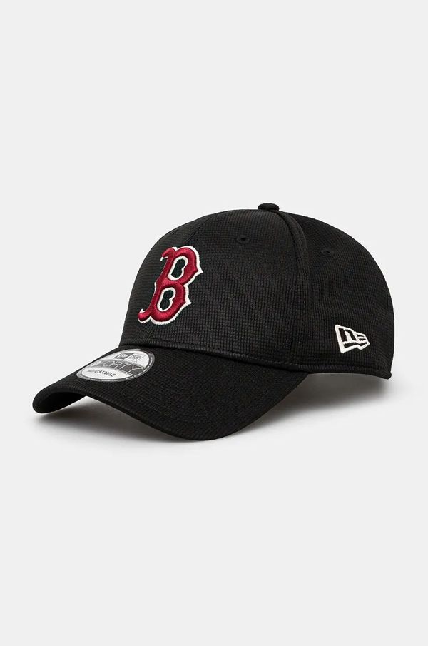 New Era Kapa sa šiltom New Era PIVOT KNIT 9FORTY® BOSTON RED SOX boja: crna, s aplikacijom, 60565472