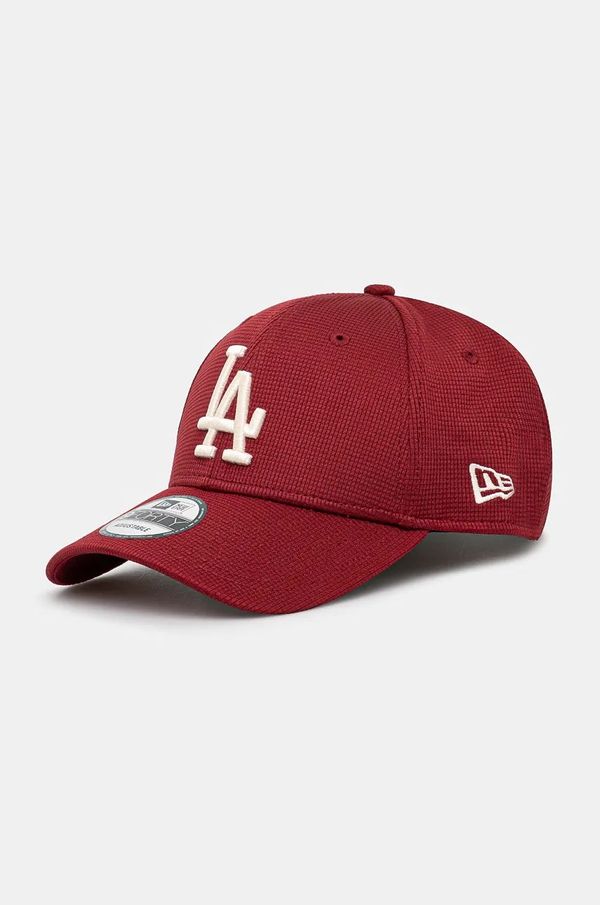 New Era Kapa sa šiltom New Era PIVOT KNIT 9FORTY® LOS ANGELES DODGERS boja: bordo, s aplikacijom, 60565473